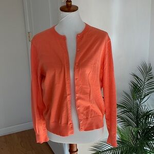 J. Crew Orange Women's Cardigan Sweater
